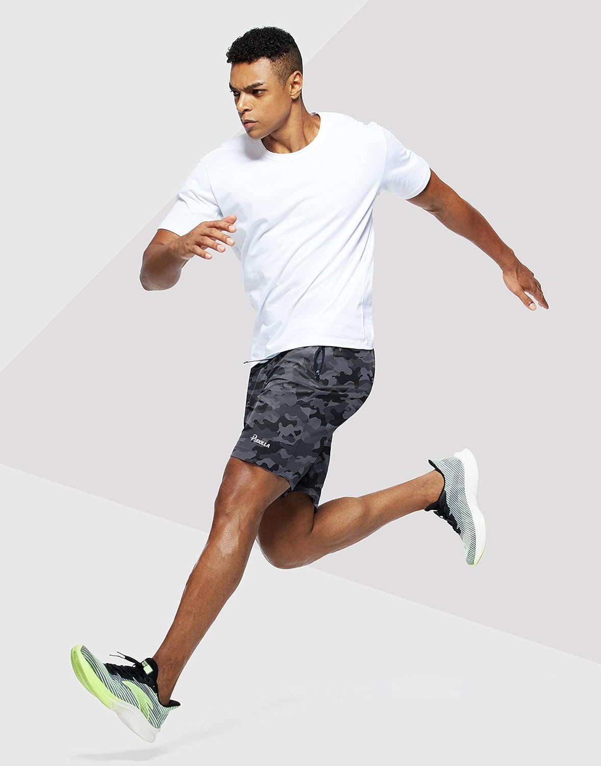 Pudolla Men's Workout Running Shorts 7"/5"/9" Lightweight Gym Athletic Shorts for Men with Zipper Pockets - Image 4