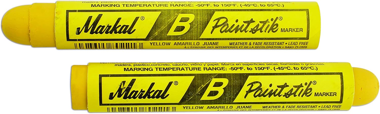 CONNECT 35100 Tyre Marker Pens-Yellow (Box of 12)