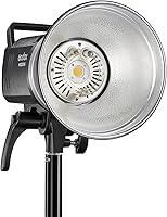 Vista 8 de Godox MS200-V MS200V 200W - Luz estroboscópica compacta de estudio, GN53 0.1-1.8S Tiempo de reciclaje, sistema 2.4G X, montaje Bowens con lámpara