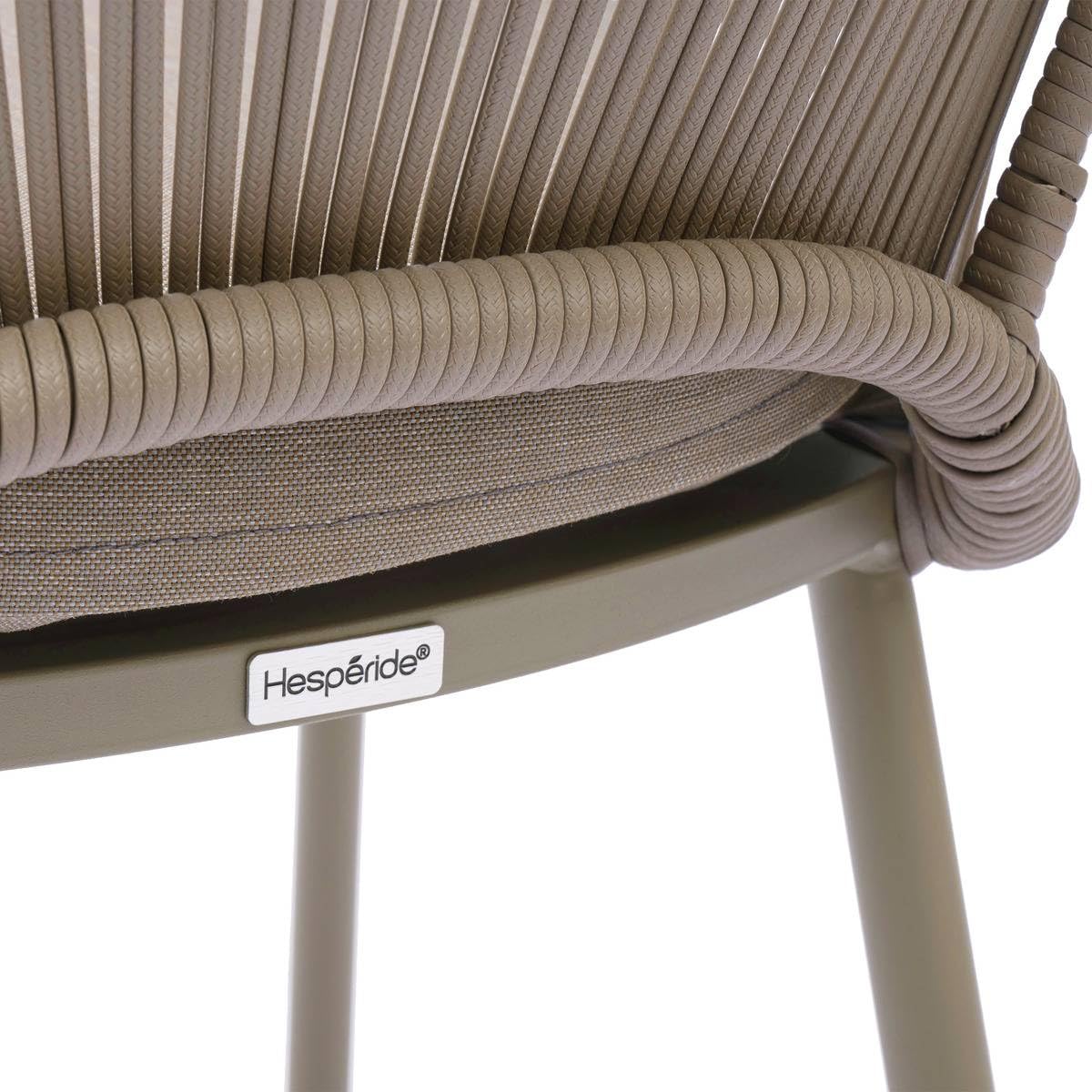 Hespéride - Fauteuil de Jardin oryon empilable café