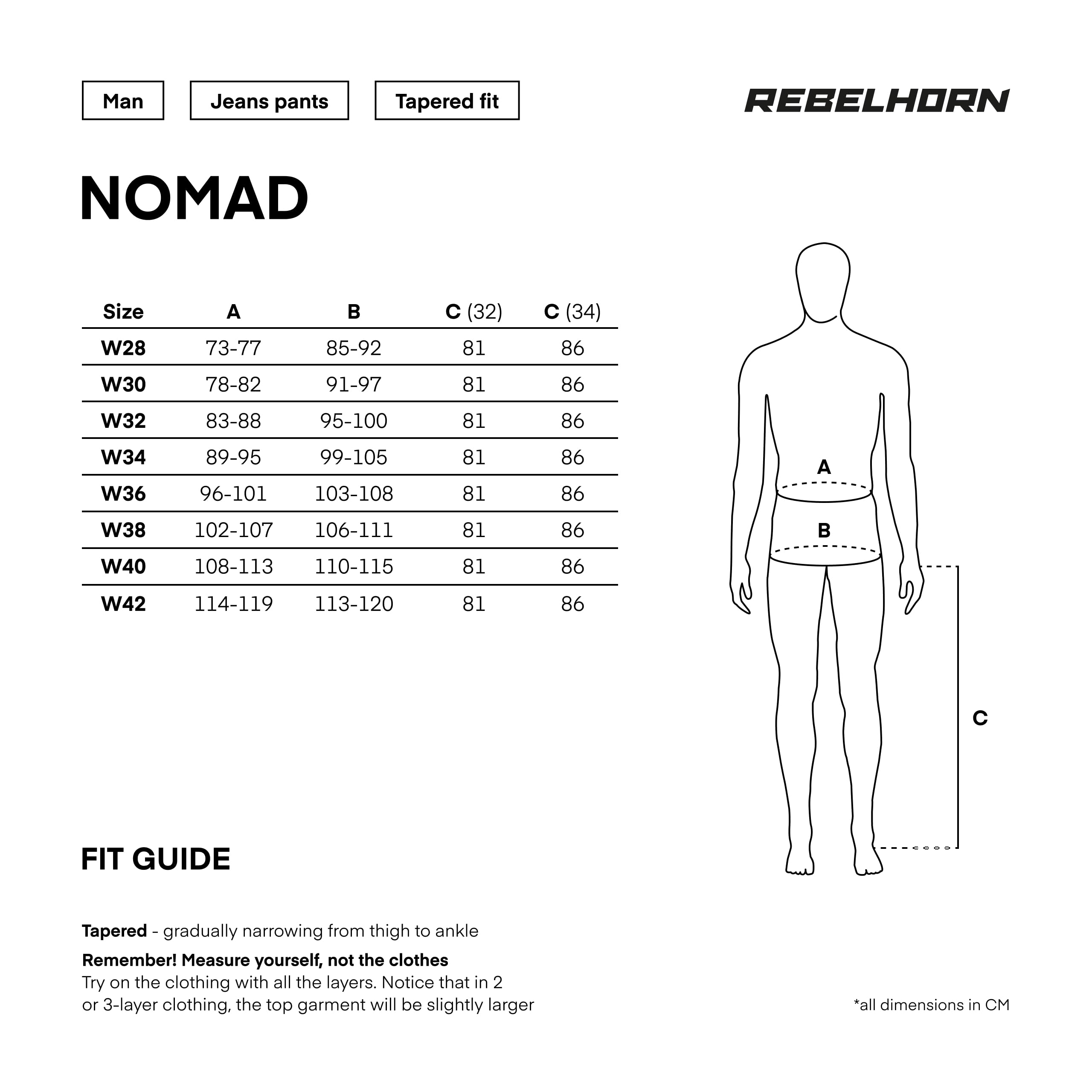 REBELHORN Nomad Tr - spodnie motocyklowe Mężczyźni
