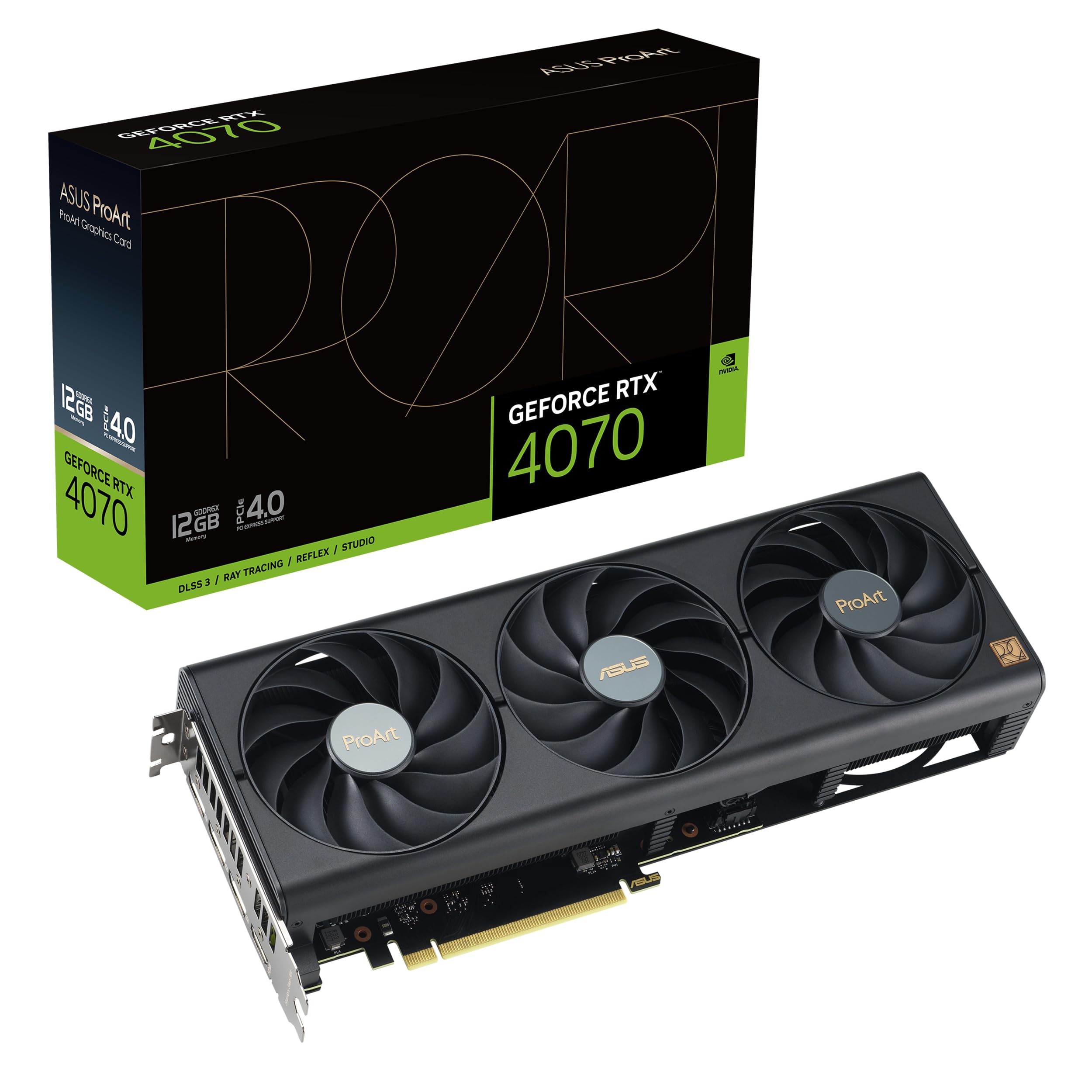 ASUS ProArt GeForce RTX 4070 12GB GDDR6X Gaming Grafikkarte