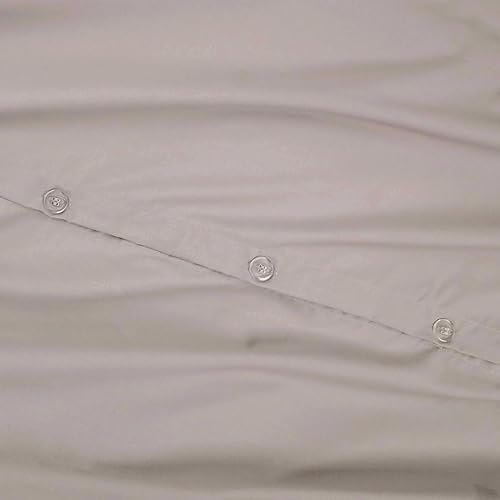 Miniatura 4 de Color Remedy Juego de funda de edredón color marrón tamaño individual  Juego de funda de edredón súper suave individual  2 piezas 100% algodón rico