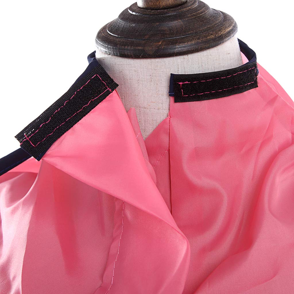 Juego de 10 capas de corte de pelo profesional, color rosa