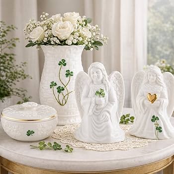 Amazon.com: Belleek Pottery Angel of Protection : Home & Kitchen