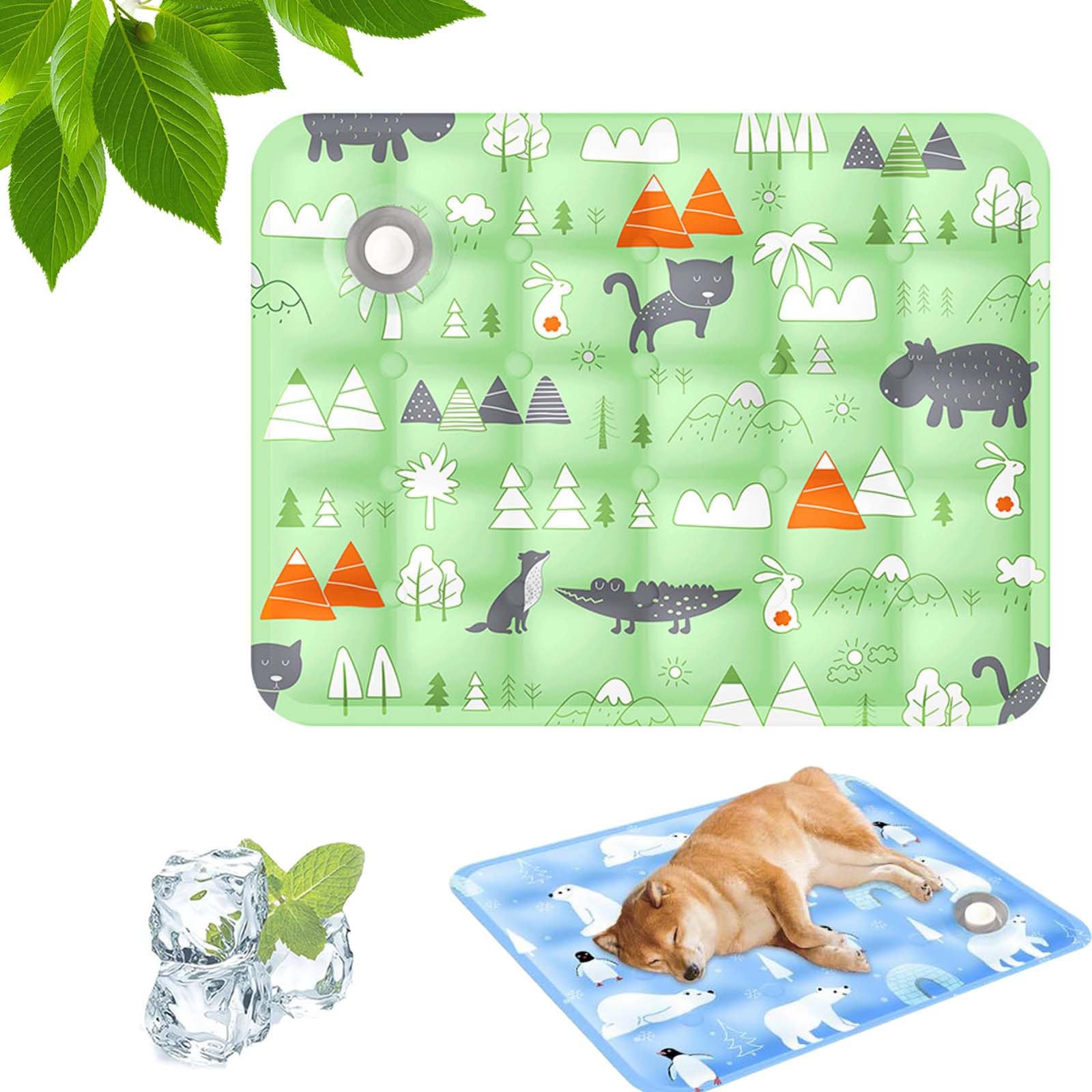 Tapis rafraîchissant grand chien XL matelas lavable sans gel pour l'été