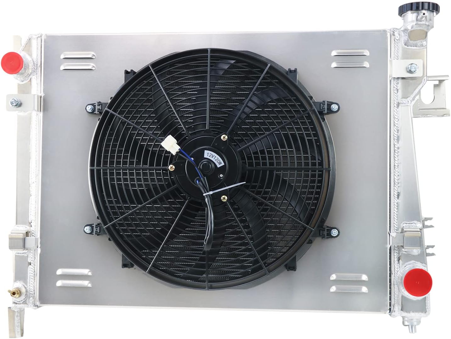 3-Row Aluminum Radiator Shroud Fan Relay Compatible With Dodge Ram 1500/2500/3500 5.7 03 04 05 06 07 08 09 CFOTIXAR Automotive Radiators