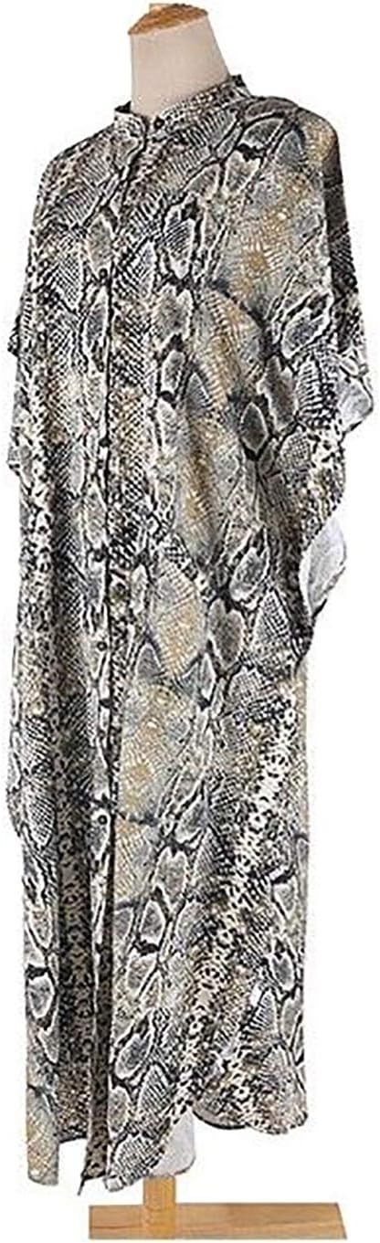 Eddoyee Womens Long Bathing Suit Coverups Loose Plus Size Beach Kaftan Dresses - Image 6