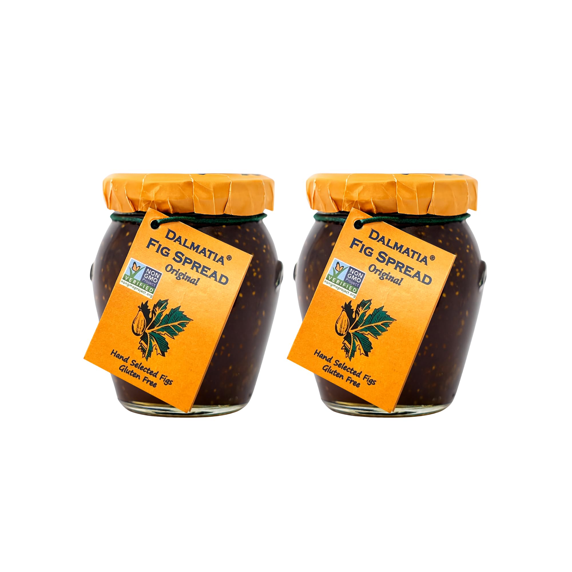 Dalmatia Fig Spread, 8.5 oz | All-Natural, Non-GMO, Award-Winning Mediterranean Spread | Perfect for Cheese Boards, Toast & Baking | Product of Croatia (Pack of 2)