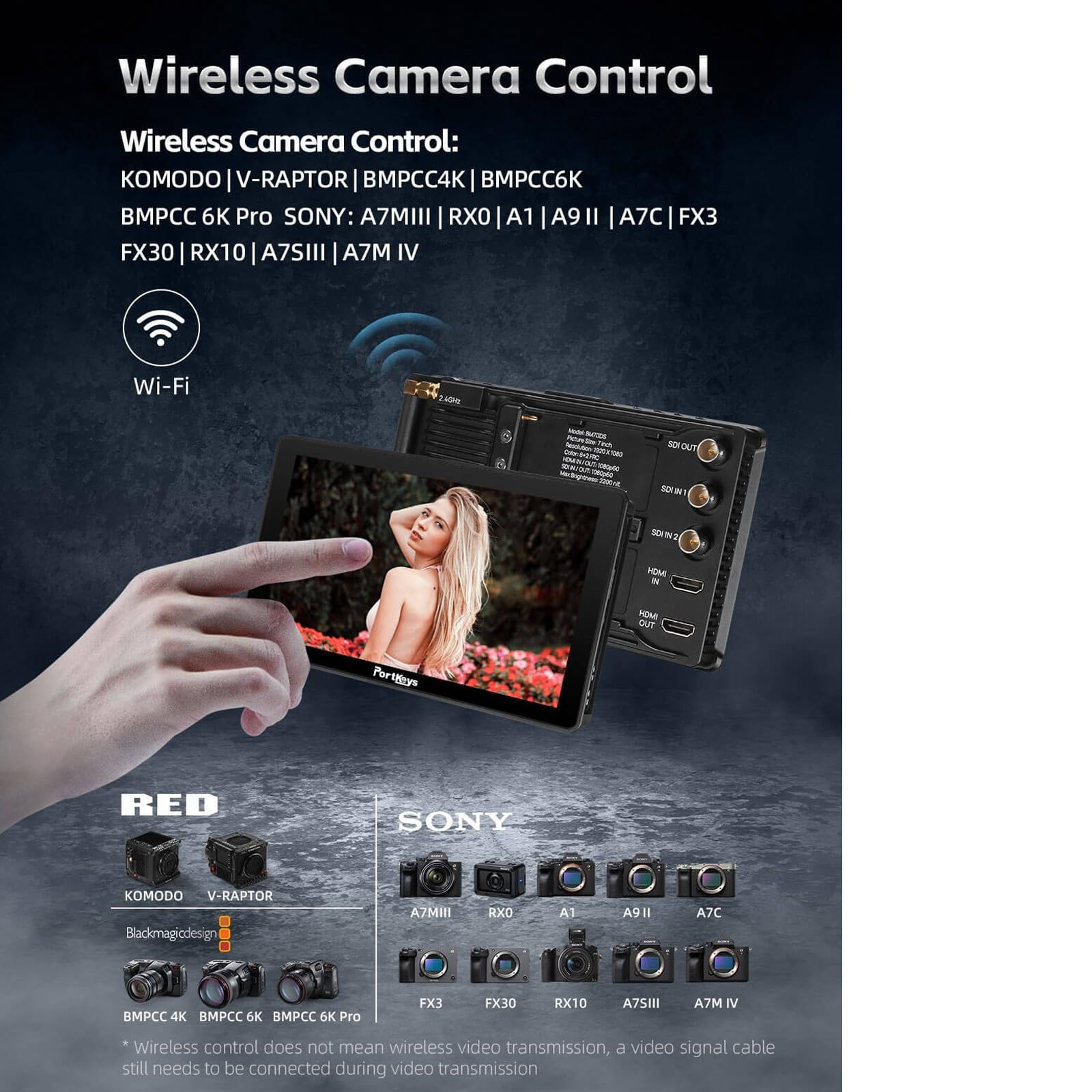 しお　Portkeys BM7IIDS SDIモニター Amazon | Portkeys BM7 II DS BM7IIDS 7 インチ広色域 2200nit シネマ