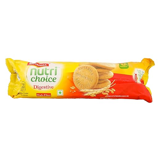 Britannia Nutri Choice Digestive High Fibre Biscuits, 150g Pouch