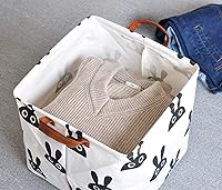 Vista 5 de Cesta de almacenamiento de lona, plegable, organizador con contenedores