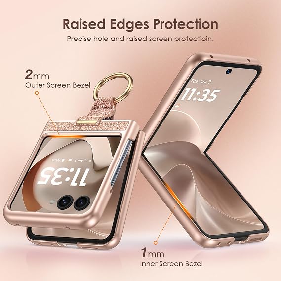 Caka Bling Case for Motorola Razr 2026/2025/2024 Case Women