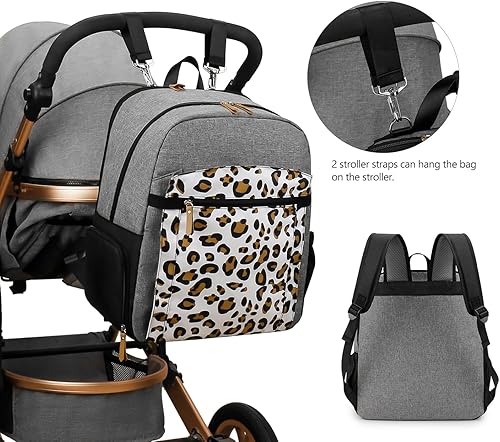 Miniatura 6 de Mochila para extractor de leche Spectra S1, S2 para madres que trabajan  Mochila para pañales con funda para laptop, gran capacidad para viajes al