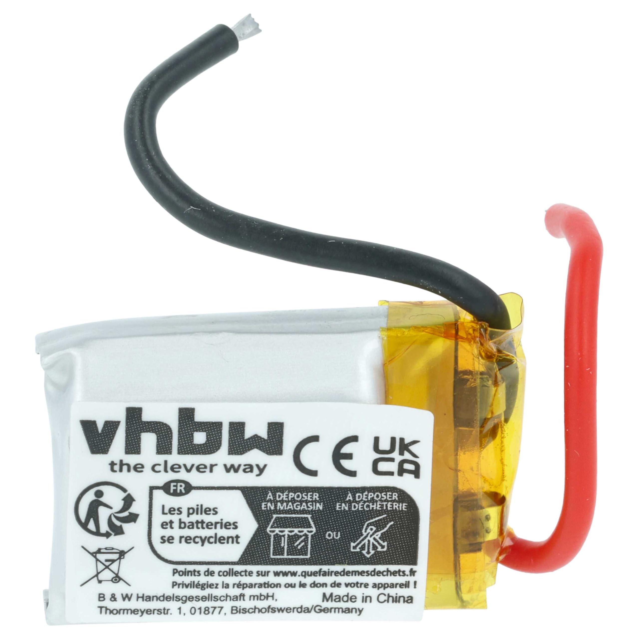 vhbw 10 x akumulator do modelarstwa, np. Racing Car | Helikopter, samolot (150 mAh, 3,7 V, litowo-polimerowy, 25 x 17,5 x 7,6 mm, 2-pinowy Walkera)