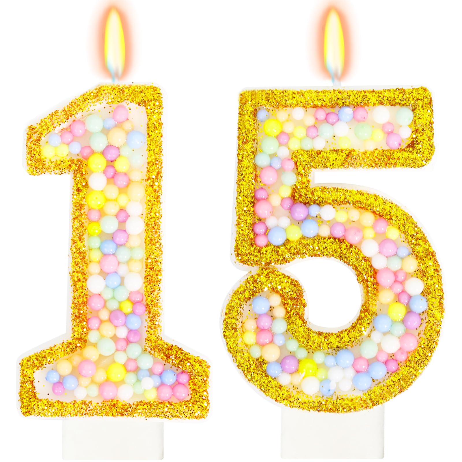 Pastel Macaron Birthday Candle - 2nd Birthday Decorations -16 Pastel Macaron Birthday Candle - 2nd Birthday Decorations -16