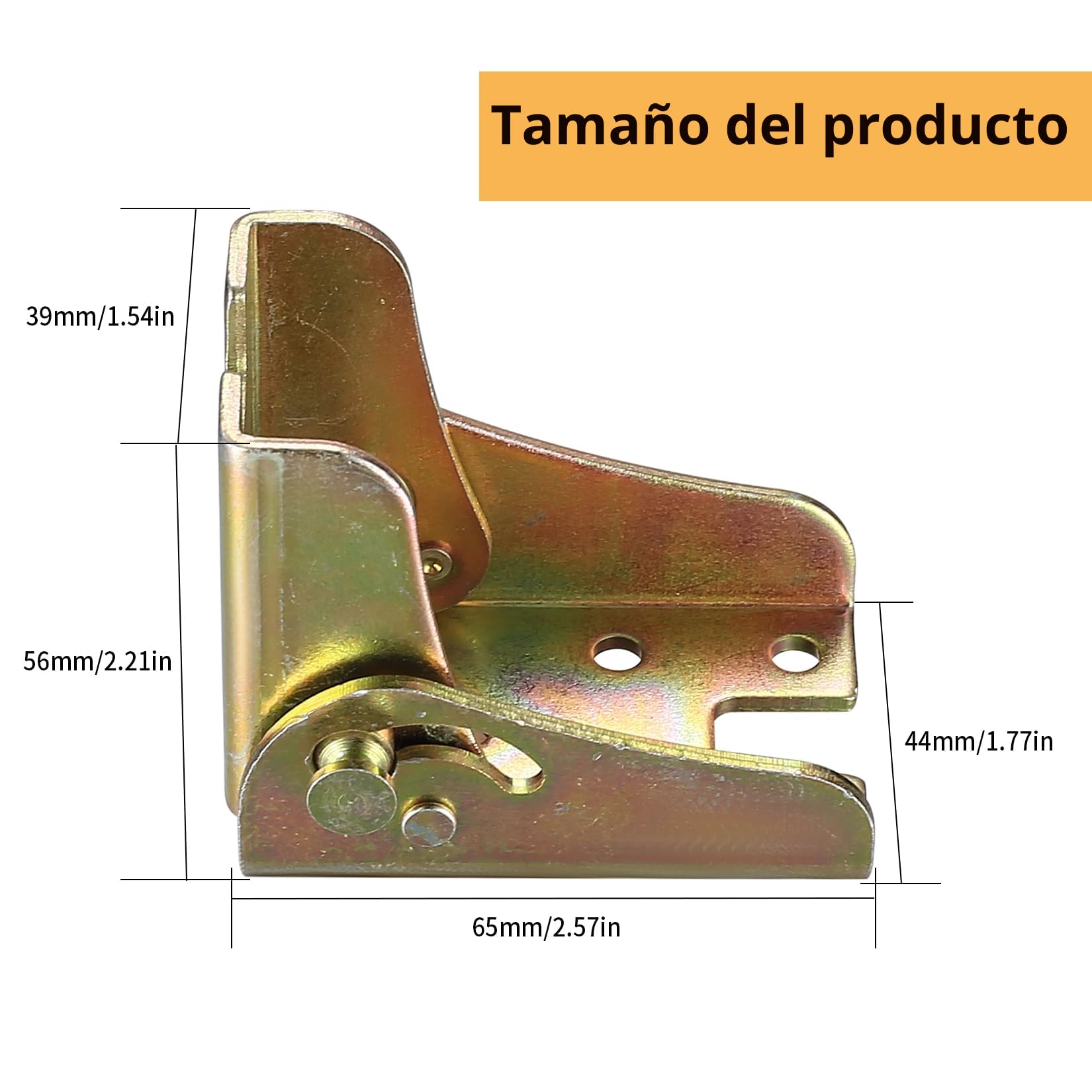 4 x Patas de Mesa Plegables con Bloqueo, Articulación de 90 grados con Auto Seguro, Soporte Plegable para Piernas de Mesa, Bisagras Plegables para Placas de Mesa, Cama, Armarios