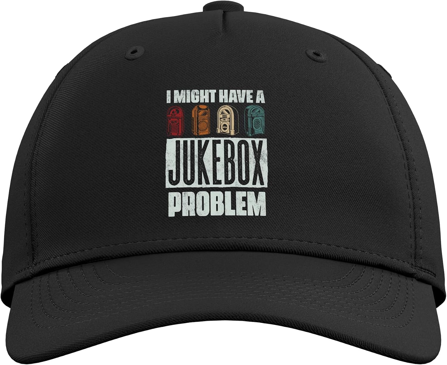 Jukebox Music Jukebox Collector Jukebox Problem Adjustable Baseball Hat image 2