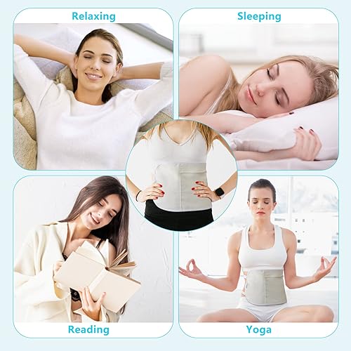 Miniatura 7 de Paquete de 2 unidades de aceite de ricino reutilizable por compresa, paquete de aceite de ricino sin desorden para desintoxicación del hígado,