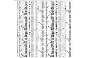 Birch Tree Shower Curtain: A Nature-Inspired Oasis for Your Bathroom