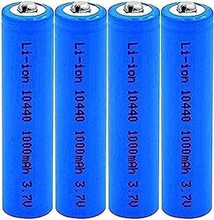 Rechargeable BatteryRechargeable Battery 3 7V 10440 1000Mah Lithium Ion Replacement Cells for Electric Shaver -4_Pieces Lithium-ion Rechargeable Battery