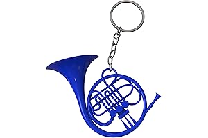 Blue French Horn Keychain: A Symphony of Style and Nostalgia