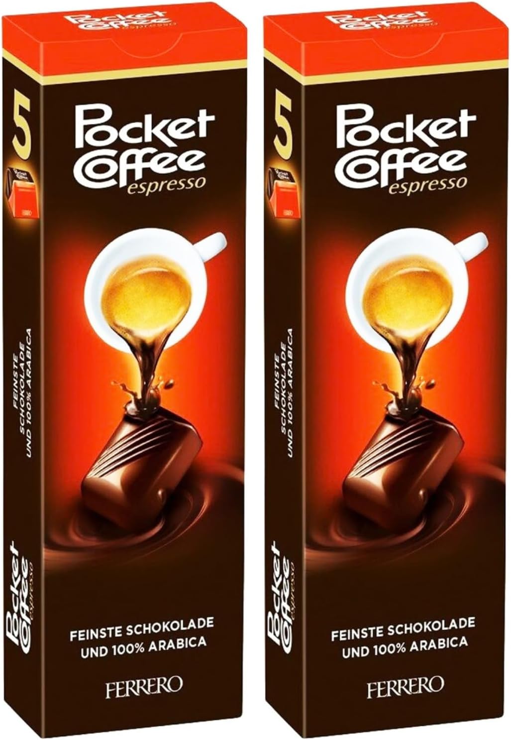 Pocket Coffee Ferrero 12-5 Piece Packs (60 Piece Case)