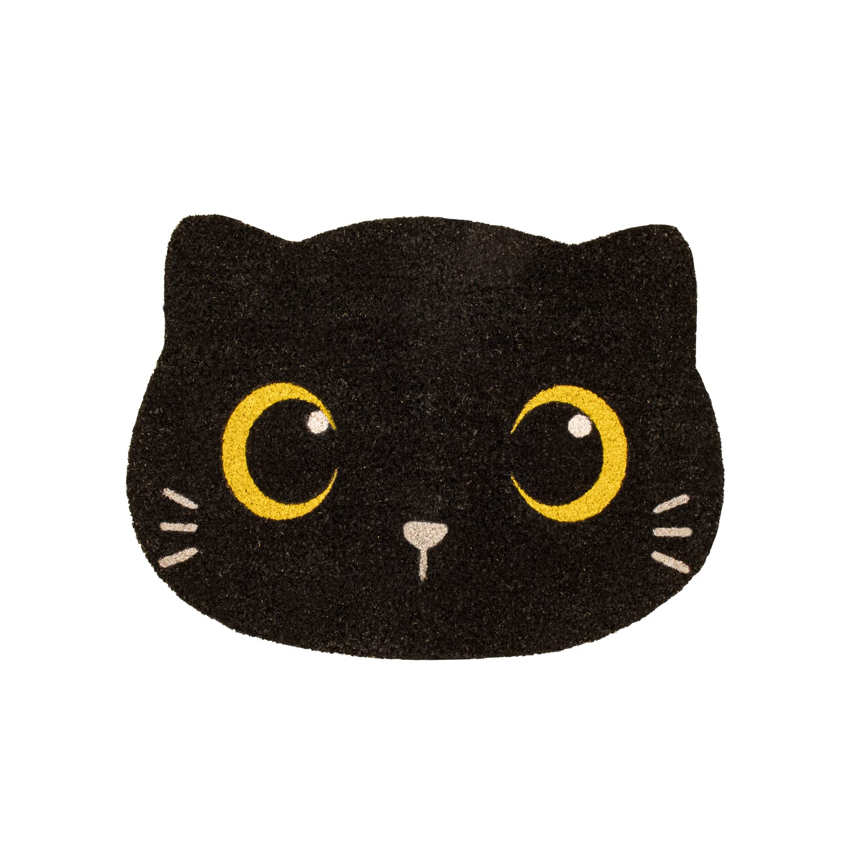 I-TOTAL® - Felpudo de Entrada para el hogar | Pràctico, 70 x 40 cm (Black Cat)
