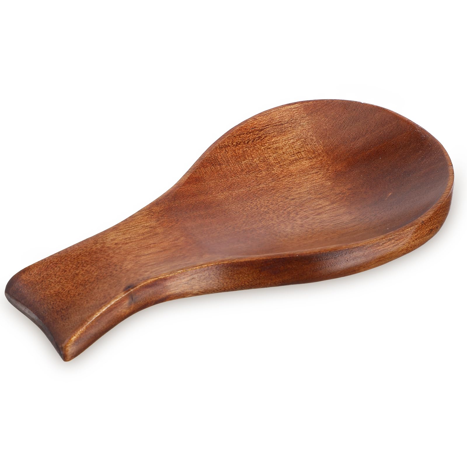Classicseali Spoon Rest Kitchen, Smooth Wood Spoon Holder,Durable Spoons Rest
