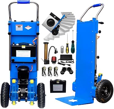 900lb Electric Stair Climbing Hand Trucks Also Suitable for Curved Stairs, Heavy Duty Stair Climbing Dolly Up and Down Stairs Effortless