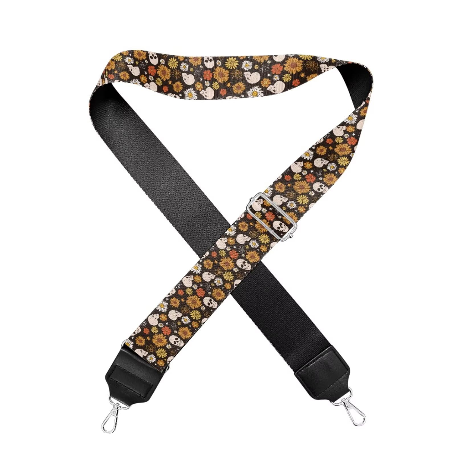 Xoenoiee Print Purse Strap Replacement Crossbody for Women Men Adjustable Wide Strap for Purses Shoulder Canvas Bag