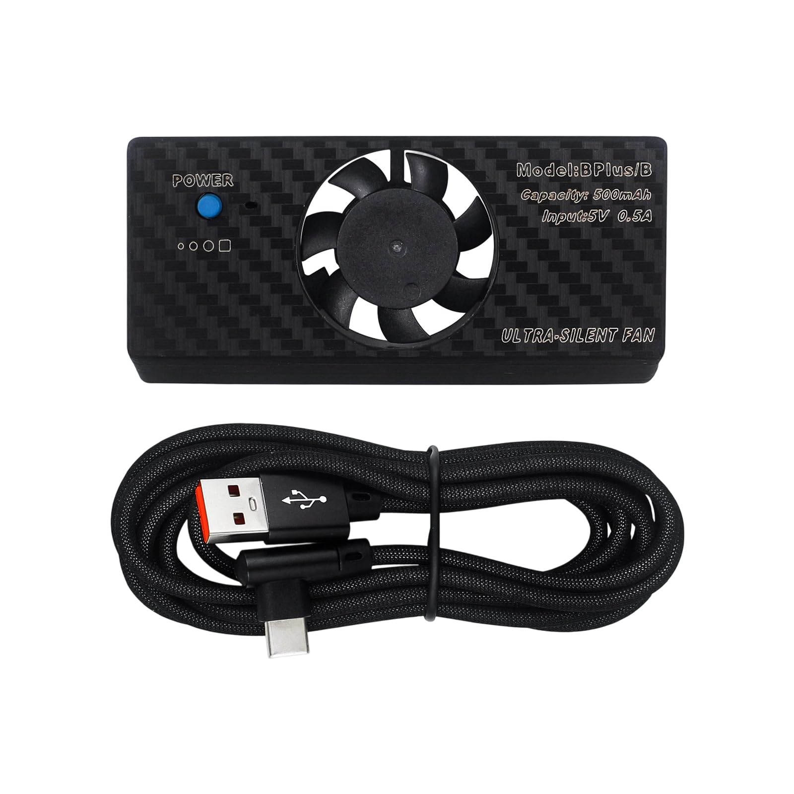 Ventola di raffreddamento ad efficienza per telecamere in streaming live Processo super silenzioso Alimentato tramite USB Dispositivo di dissipazione del calore portatile Coerente A6400