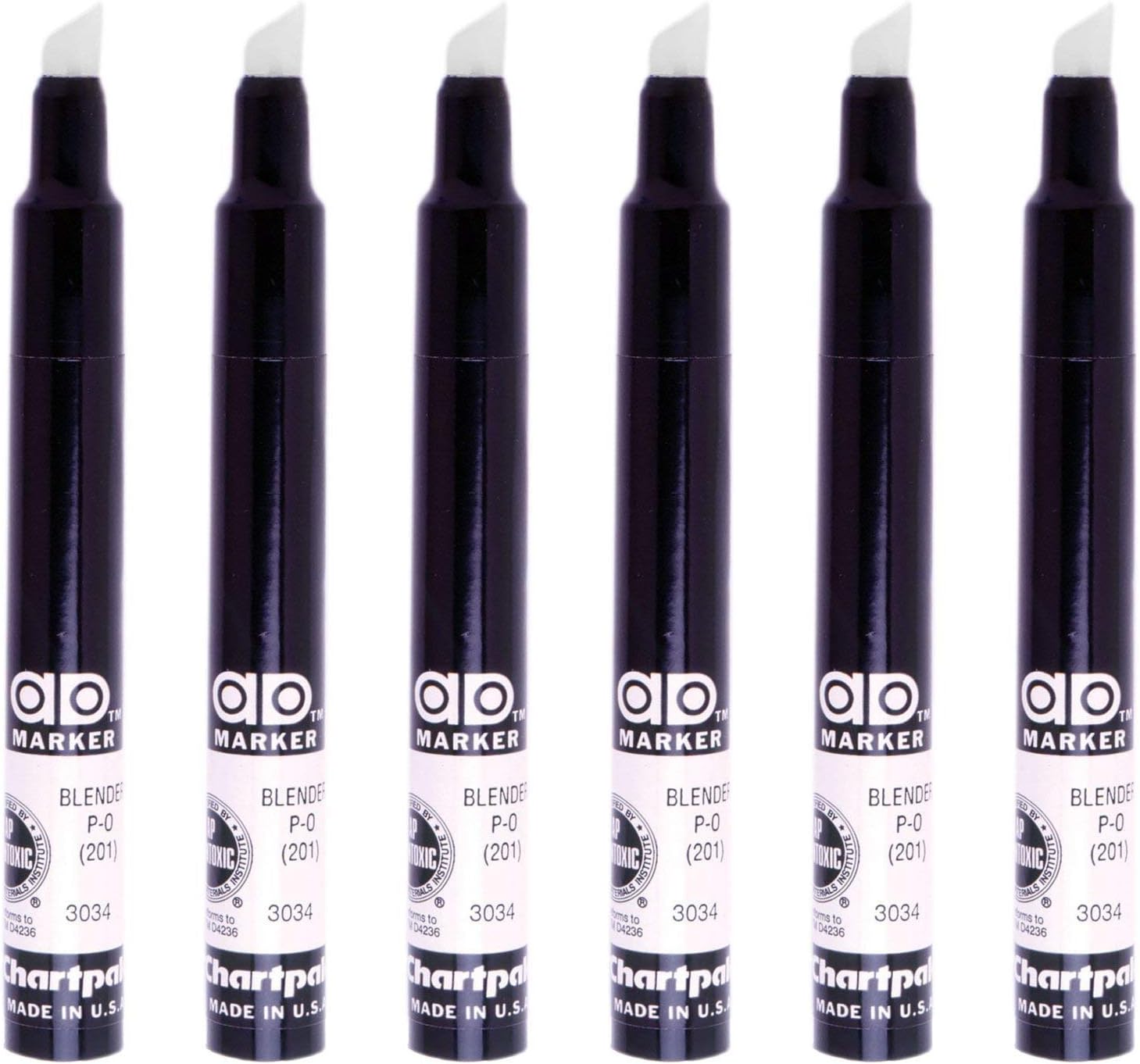 Chartpak Ad Markers Blenders Set of 6, Clear (PO