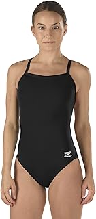 Speedo Women's Swimsuit One Piece Endurance+ Flyback Solid Adult Team Colors