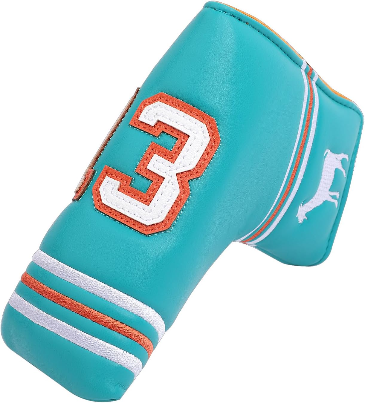 Golf Putter Cover with Number Design Headcover for Blade Golf Putter Head Cover