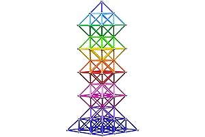 Magnastix: 206-Piece Magnetic Building Sticks Set for Kids and Adults