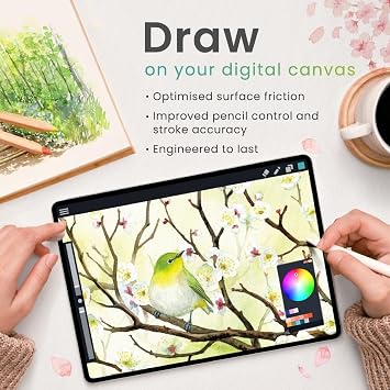 BELLEMOND | 2 Pack Paperfeel Screen Protector for iPad 10.2 (9th/8th/7th Gen) | Anti-Glare Matte PET Film for Writing, Drawing & Note-Taking | Designed & Manufactured in Japan