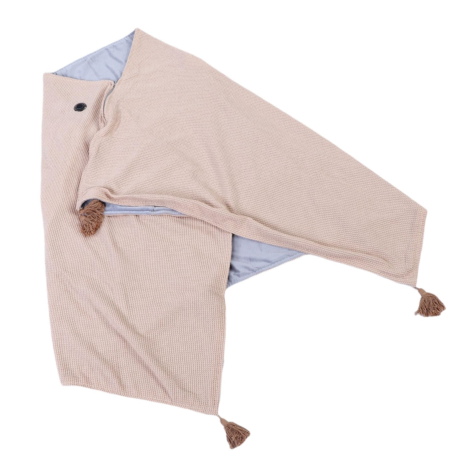 VGEBY Coperta riscaldata, coperta elettrica USB con 3 livelli di calore, 9 zone di riscaldamento, scialle in morbido cotone per casa e ufficio