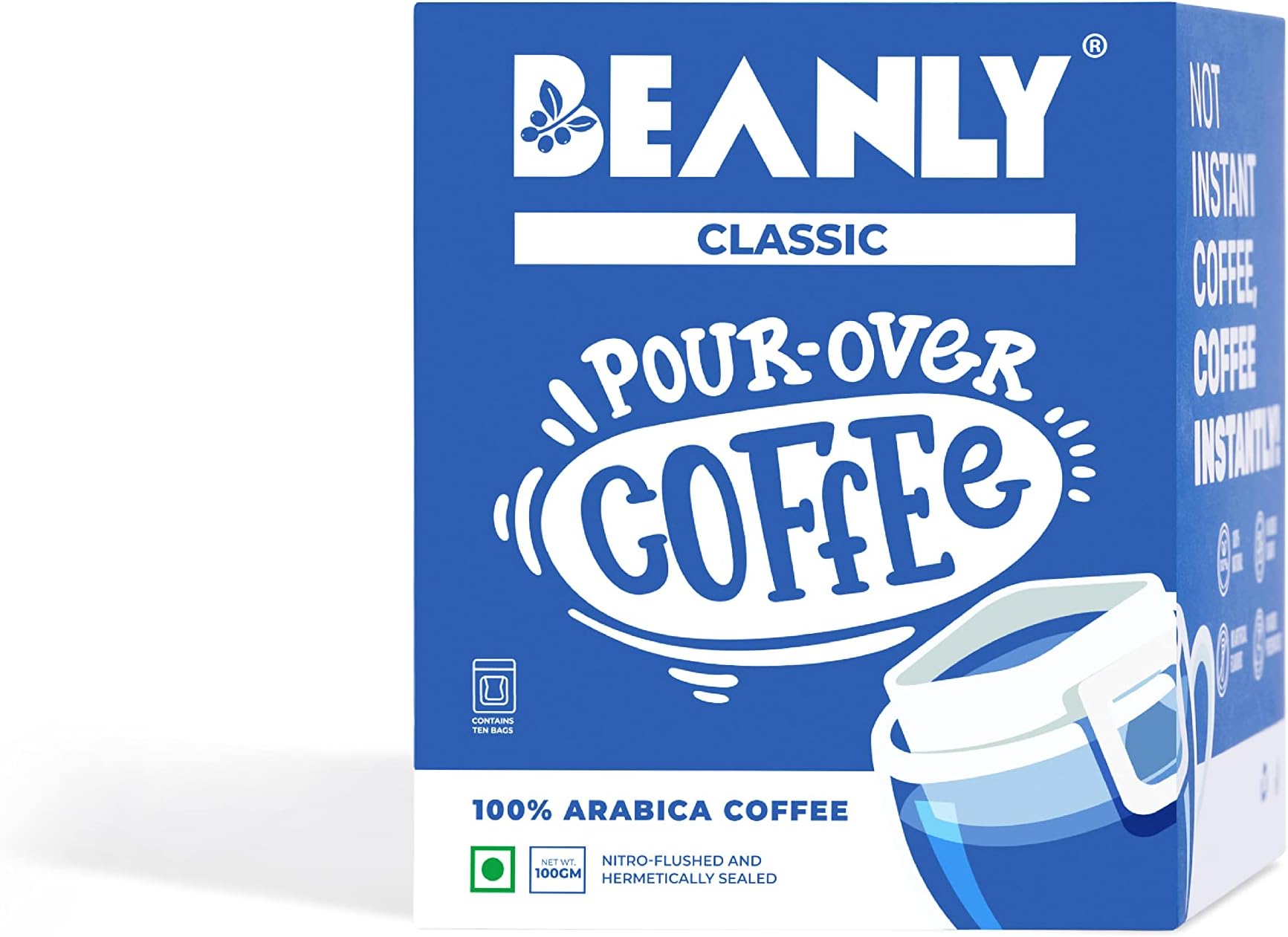- Pour Over Coffee (Classic) | Arabica Coffee | Medium Roast | No Equipment Required - Pack of 10