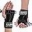 COFIT Wrist Straps for Weightlifting, Workout Wrist Wraps with Dual-Layer Oxford Leather, Enhanced Grip for Optimal Hand and Wrist Protection for Deadlift and Dumbbel - Small size Black