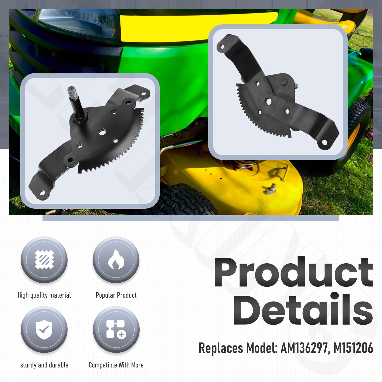 【i-ron】 Amazon.com: ZHIXING AM136297 M151206 Steering Sector Gear