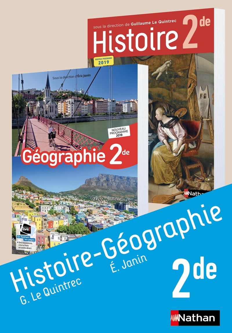 Histoire-Géographie 2de - collection Le Quintrec/Janin - manuel élève (nouveau programme 2019)