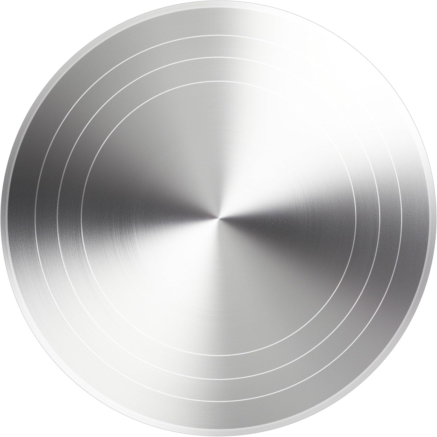 Fat Daddio's TT-1255 Revolving Cake Stand, Red and Silver - Image 2