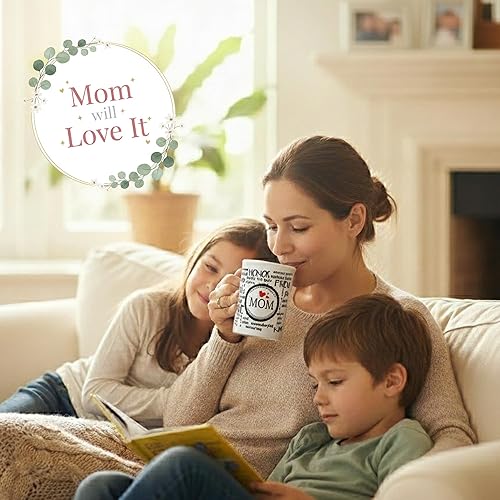 Miniatura 6 de Taza de café para mamá, de cerámica, de 16 onzas, para embarazo, para las nuevas mamás, taza grande para Navidad, regalos de cumpleaños, regalos