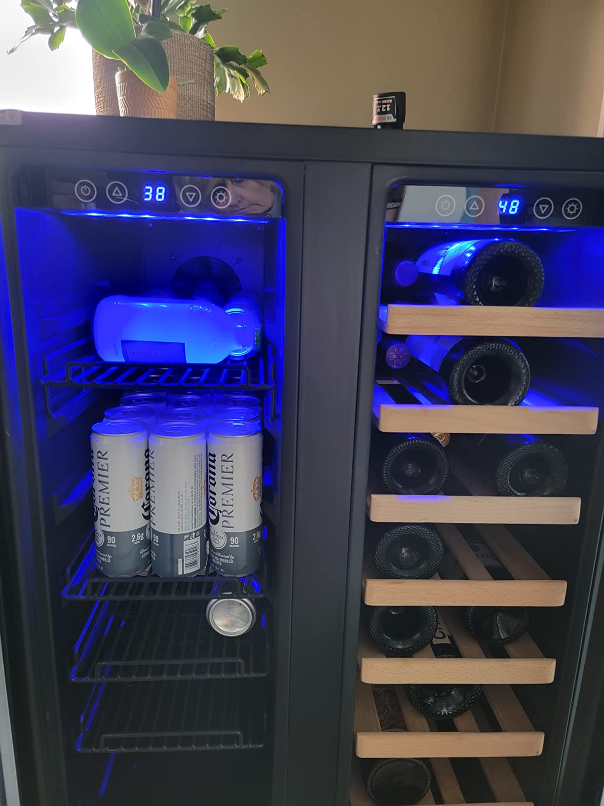 61/mo Finance Kalamera Wine Fridge, 30 inch Built in Wine and Beverage Refrigerator, Dual