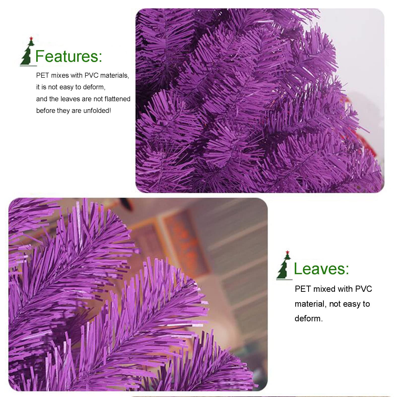 Albero Di Natale Artificiale In Pvc H 150 Cm | Leroy Merlin - Foto 5