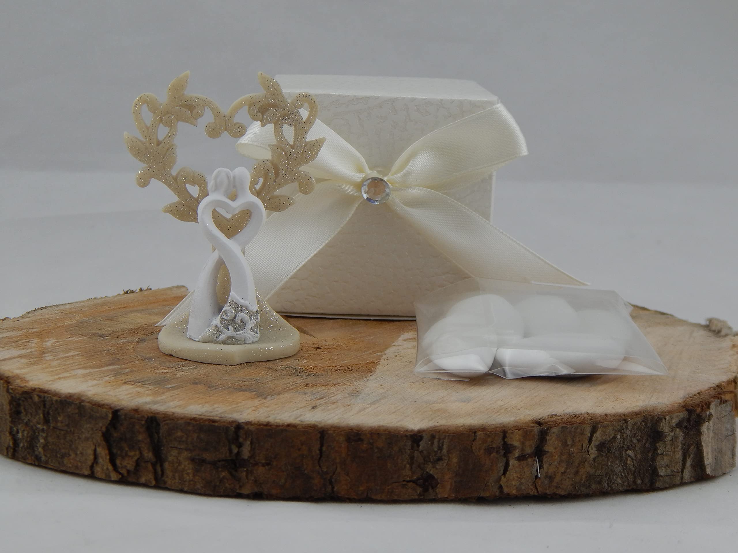 Bomboniera Sale Pepe Centrotavolo Matrimonio Sposi MR&Mrs Shaker - Foto 8