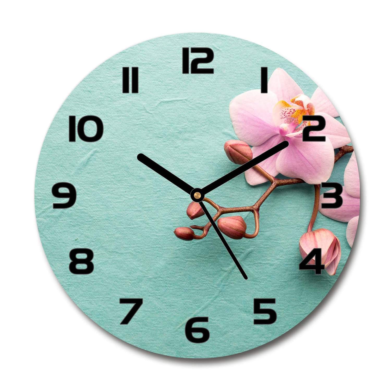 Horloge silencieuse en verre Tulup pour éliminer les bruits de tic-tac