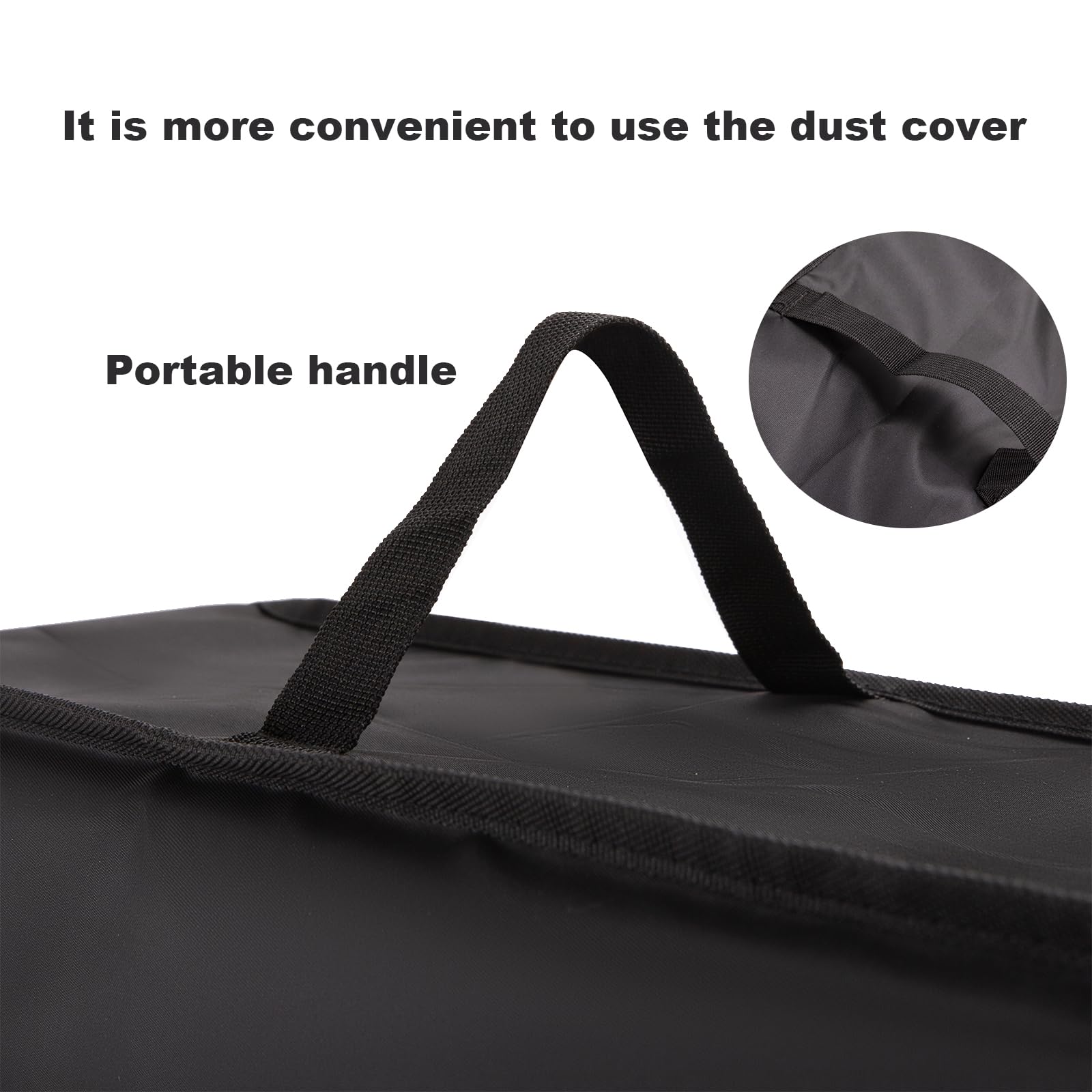 Housse De Protection Nylon 600D Pour Machine Ninja Slushie - Taille 43x48x20 Cm - Résistante à L'eau, Poussière Et Chaleur - Noire, Avec Poignée