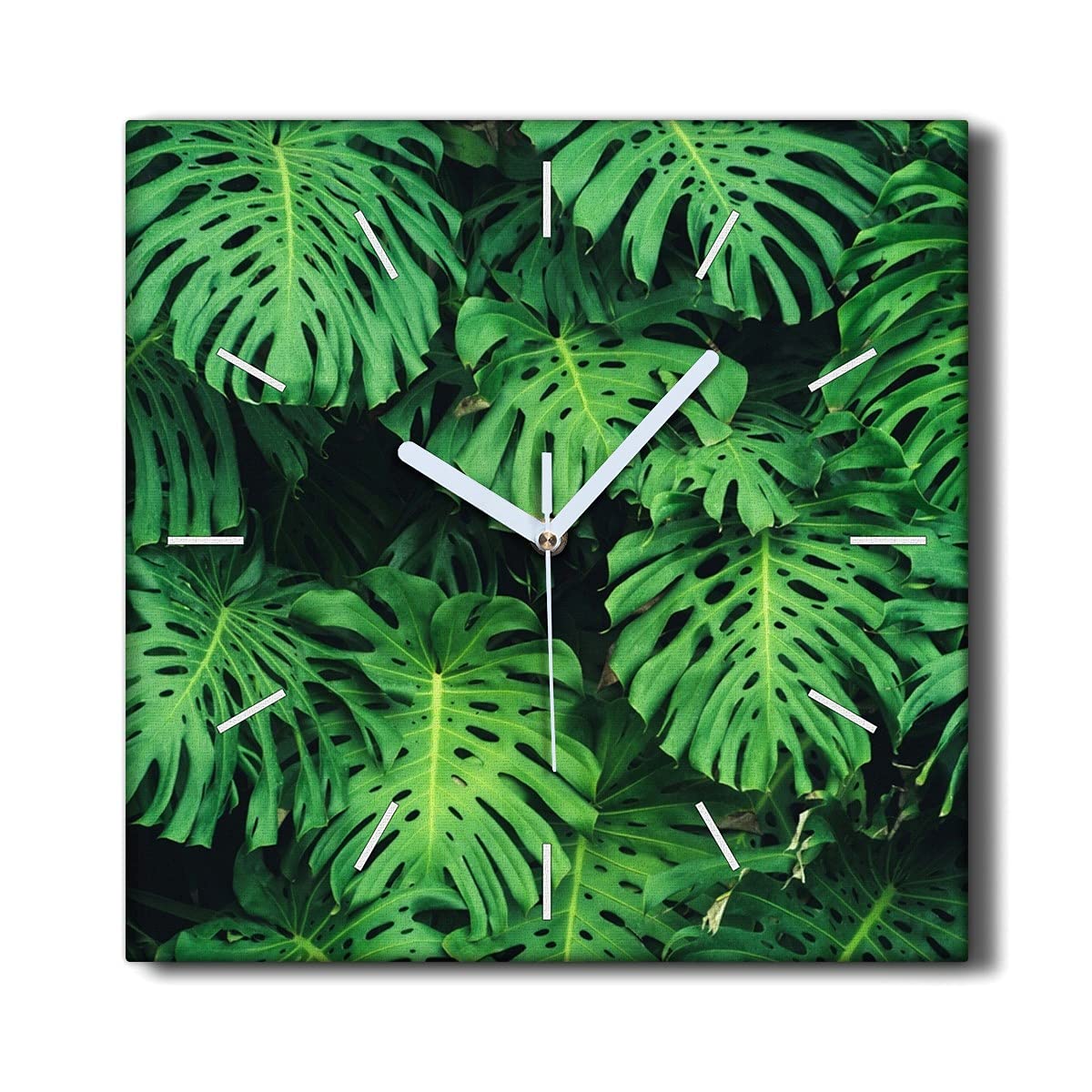 Horloge Murale sans tic-tac Salon Fleurie pour Ambiance Zen